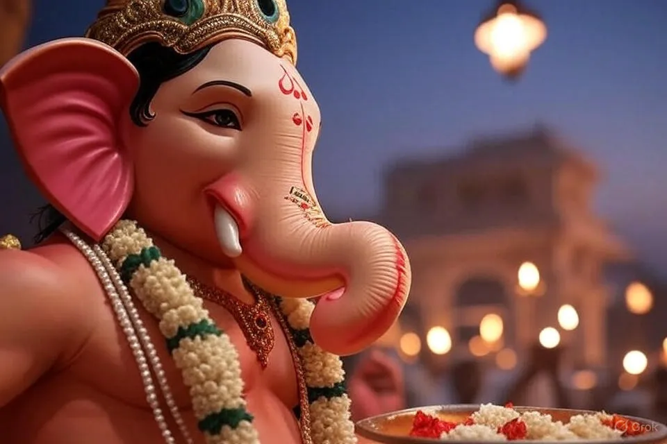 Ganesh Aarti Lyrics in Hindi and English । जय गणेश, जय गणेश, जय गणेश देवा